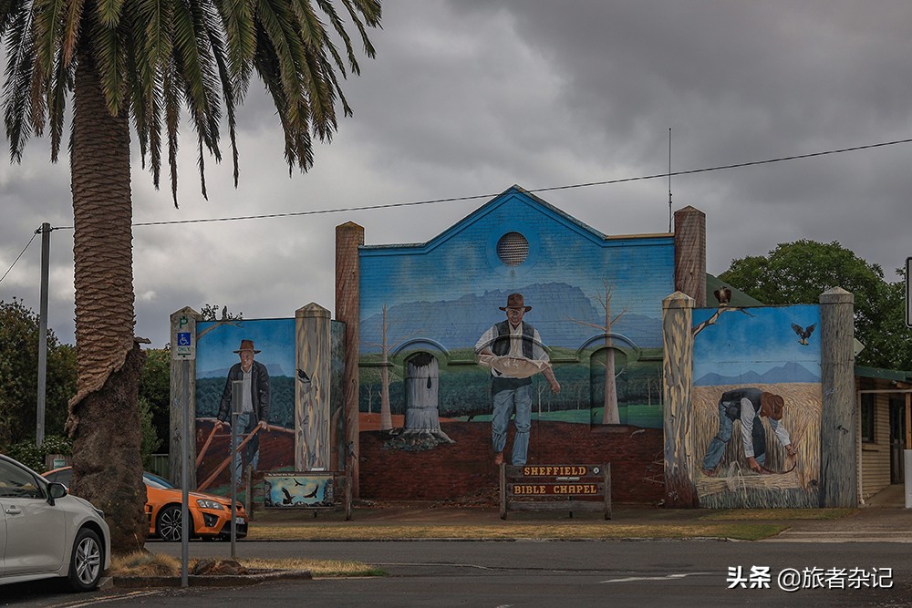 谢菲尔德壁画小镇图片,塔斯马尼亚壁画小镇谢菲尔德小镇
