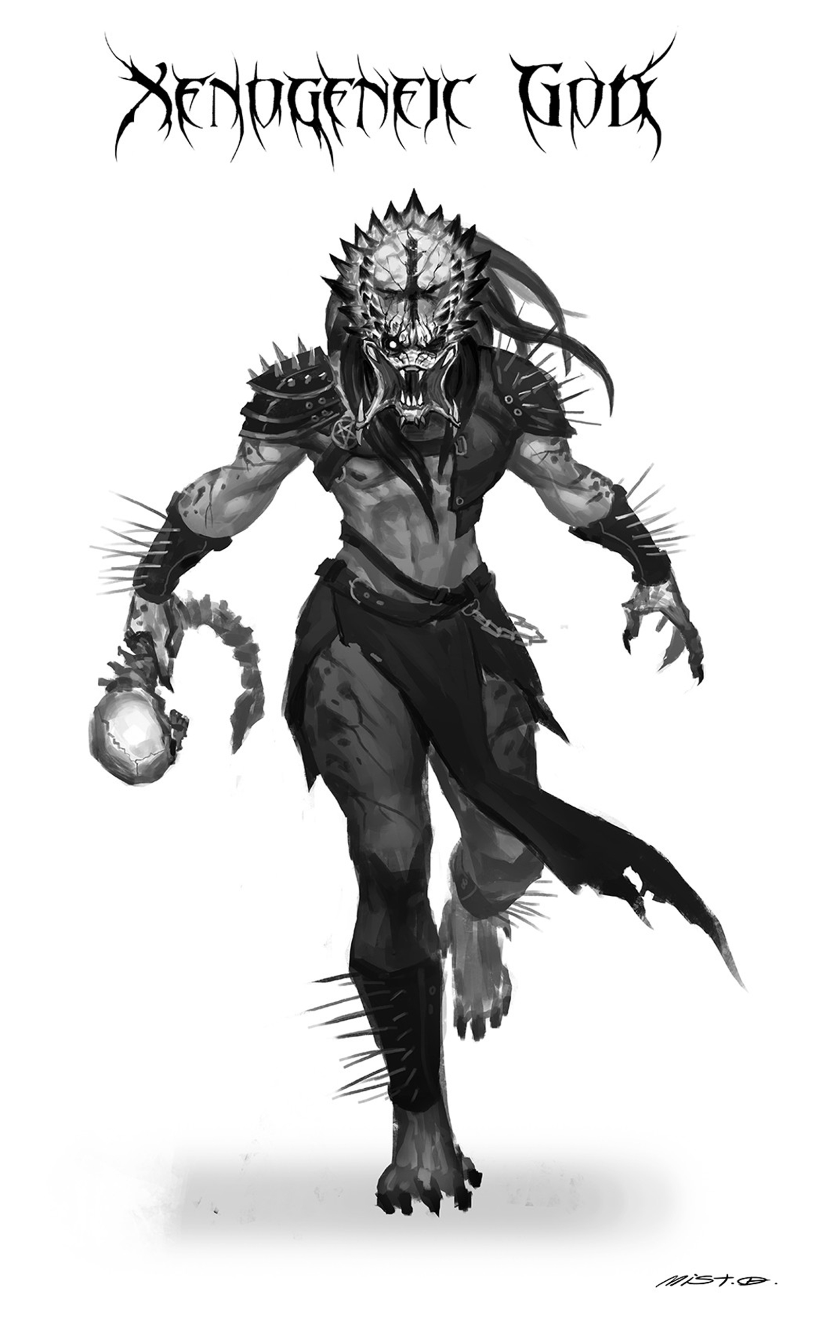 异形的宿敌铁血战士,异形大战铁血战士原画