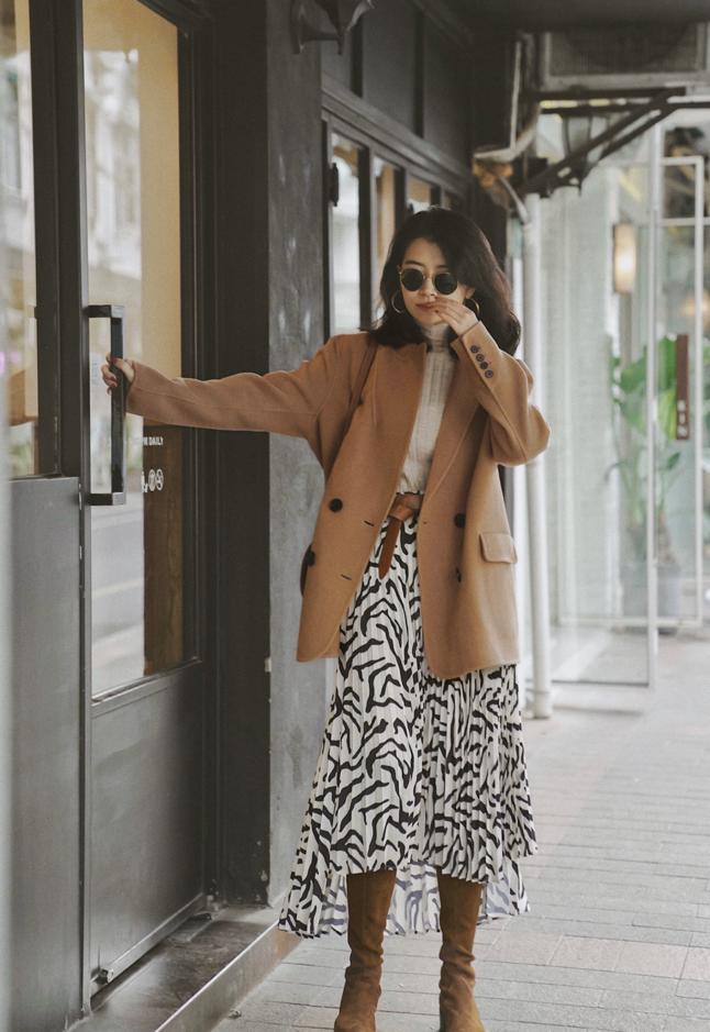 三木时尚博主穿搭图片近期,时髦博主三木穿搭指南