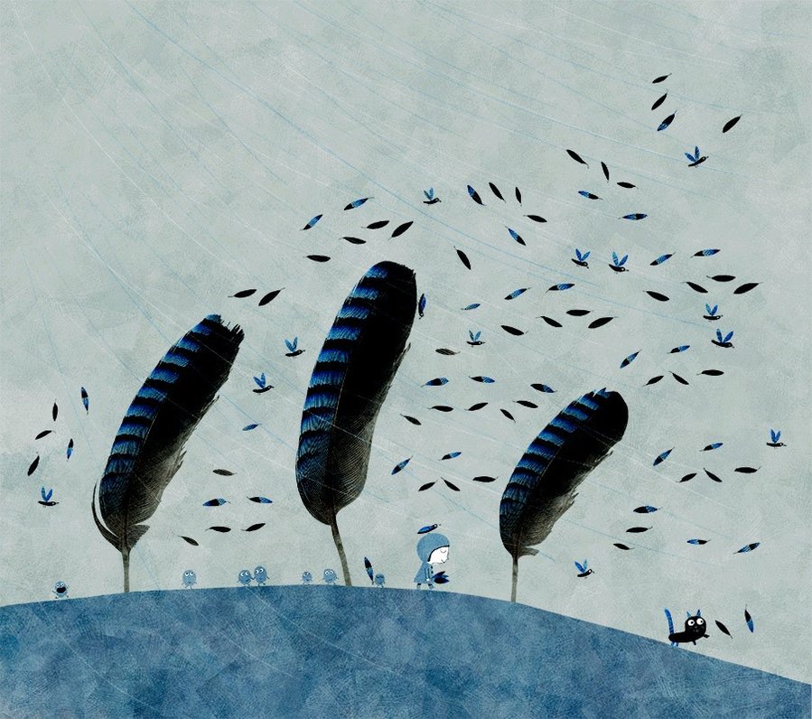 超有爱儿童插画临摹集,充满童趣的节日插画作品