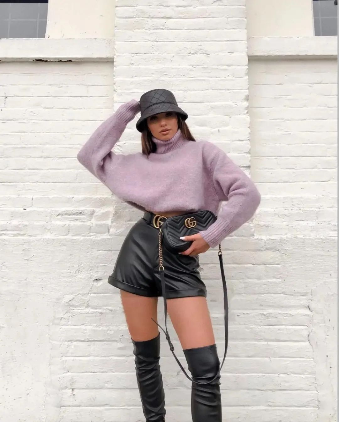 圆脸女孩帽子,小圆脸适合戴什么帽子