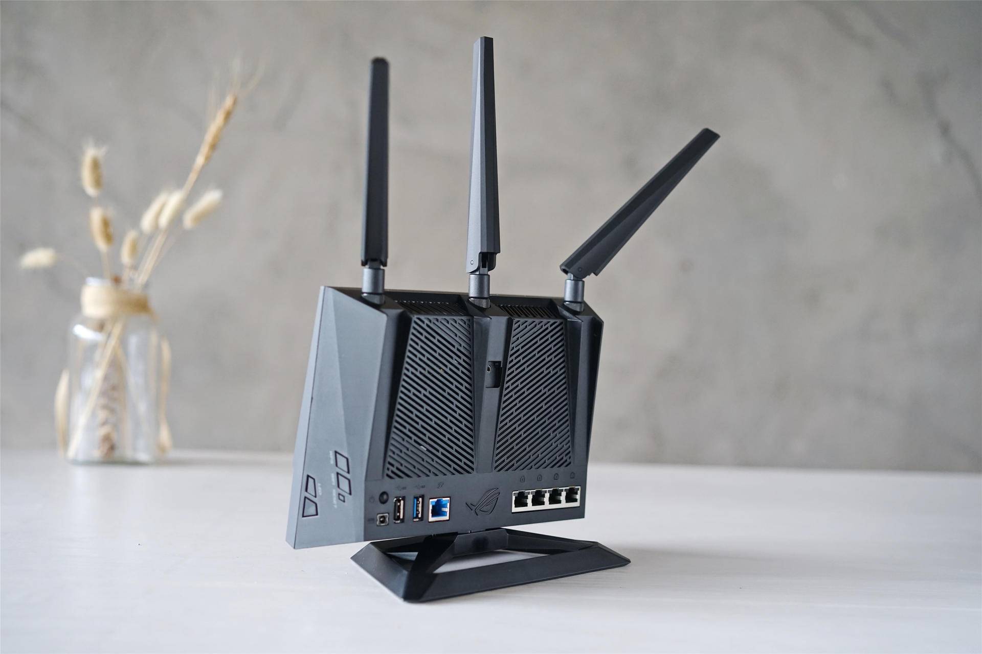 rogac2900路由器测评,roggt-ac2900双频游戏路由器开箱