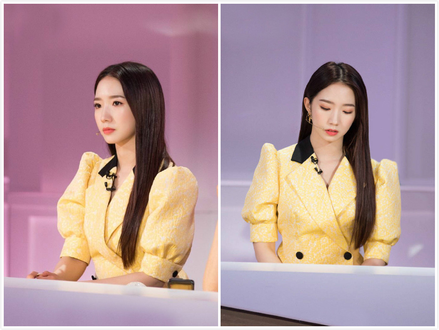 孟美岐红色连体衣,孟美岐穿黑色连体衣