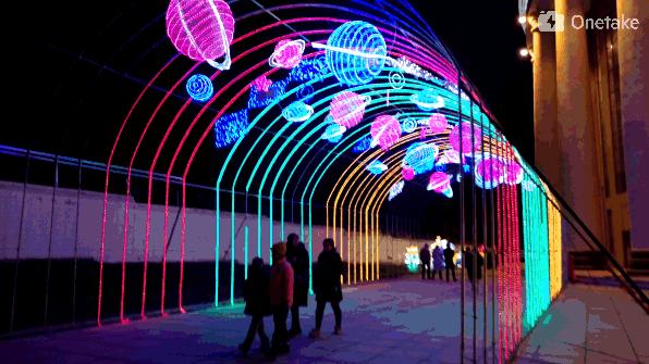 大连东港花灯和金石滩花灯,金石滩灯展卡通花灯有哪些