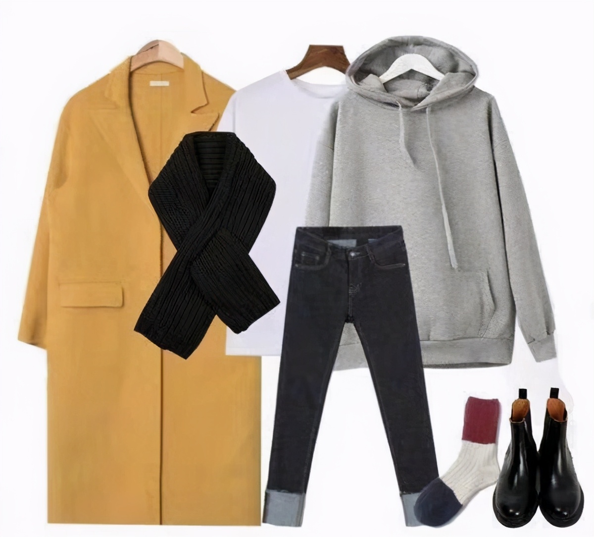 时髦洋气的灰色宽松卫衣穿搭,春季灰色卫衣日常穿搭