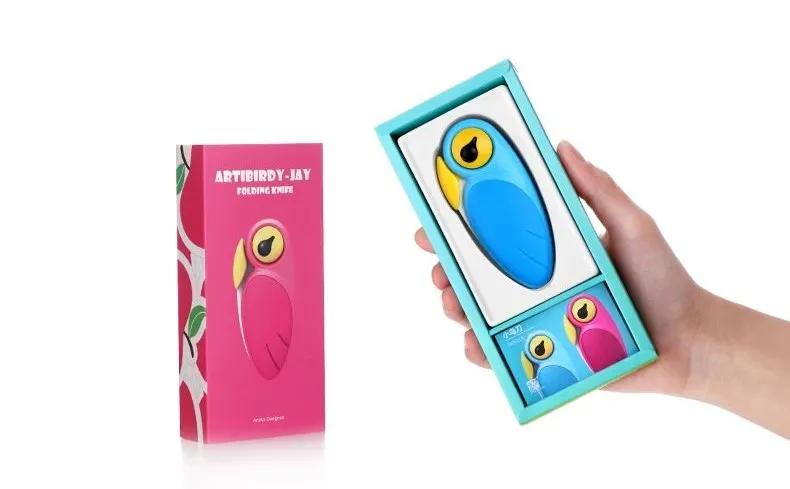 小鸟陶瓷刀水果刀,小鸟折叠陶瓷刀随身小刀