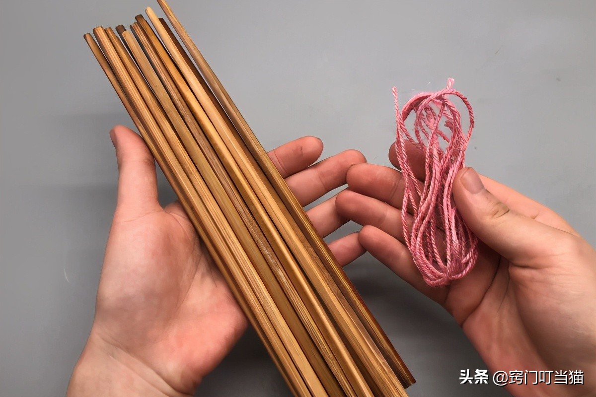 旧筷子改造小阳台,旧筷子别扔了放卫生间