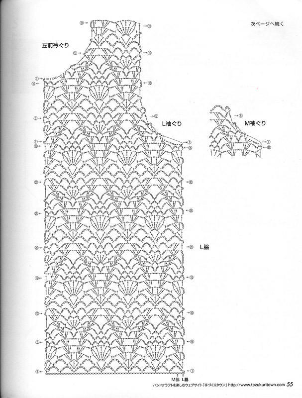 钩针菠萝花开衫夏季外搭,钩针菠萝花开衫图案教程