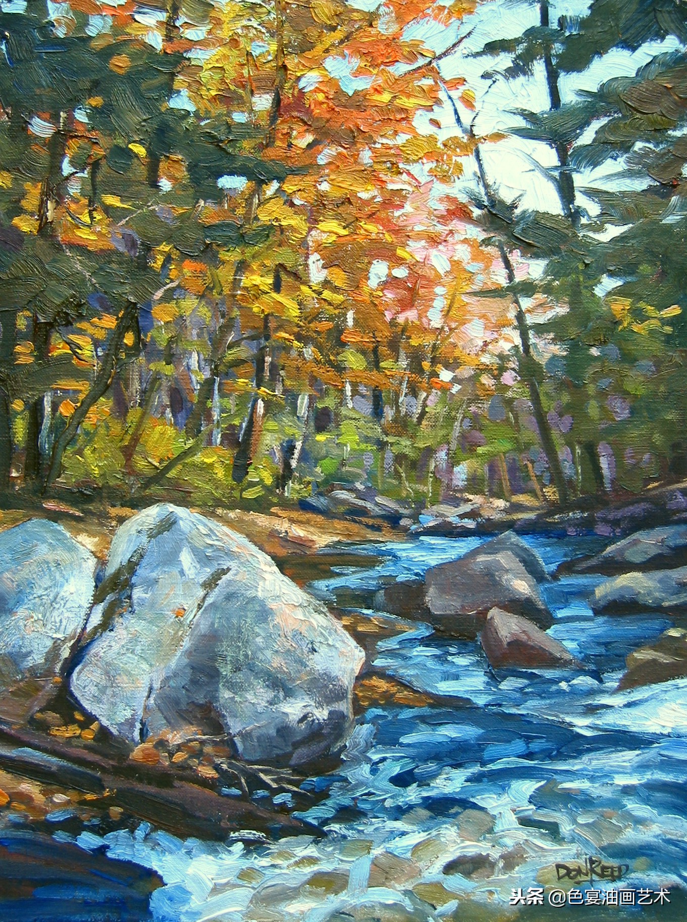 俄罗斯油画大师风景油画教程视频,油画大师油画风景创作教学视频