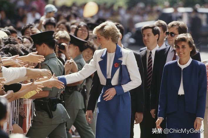 戴安娜王妃访问香港,戴安娜王妃访港照片