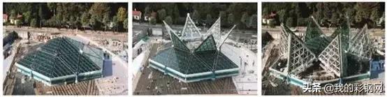 钢结构楼盖和屋盖的示意图,钢结构开合屋盖