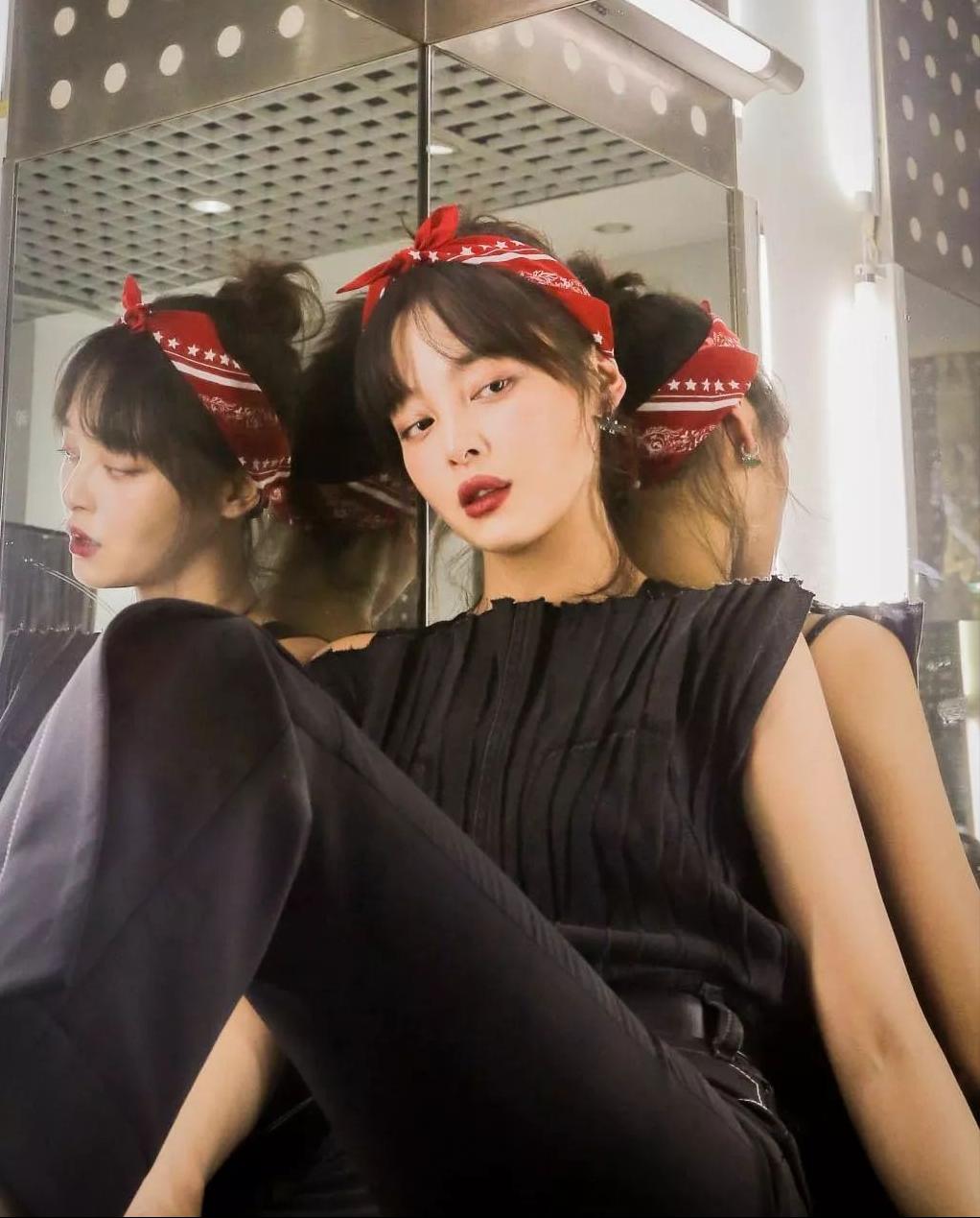 发带带来女神气质,明星戴过的发带