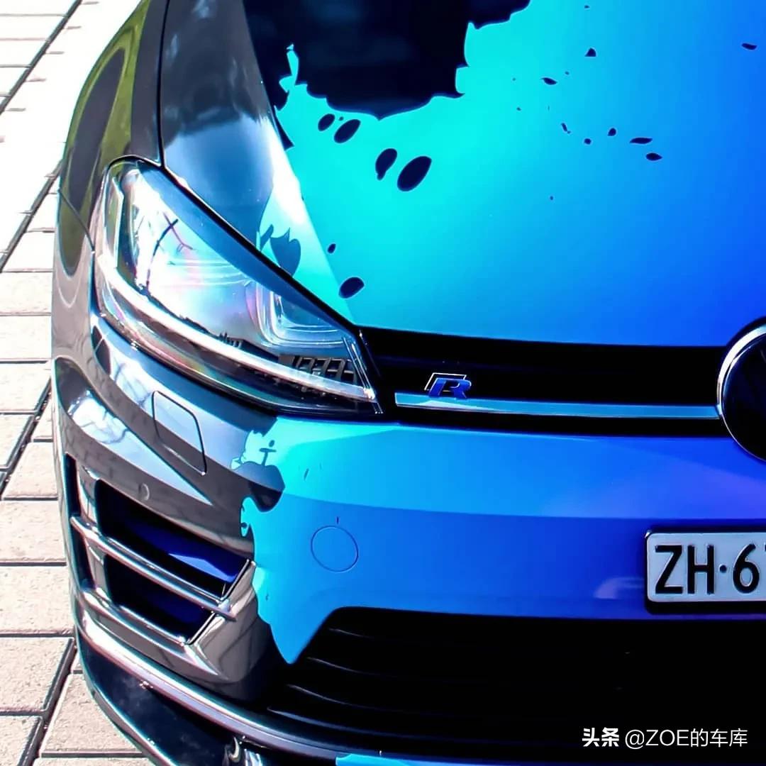 高尔夫7.5r-line车身涂装,大众高尔夫7什么颜色最洋气