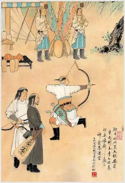 100首诗词100张风俗图太美了,100幅中国古风俗画
