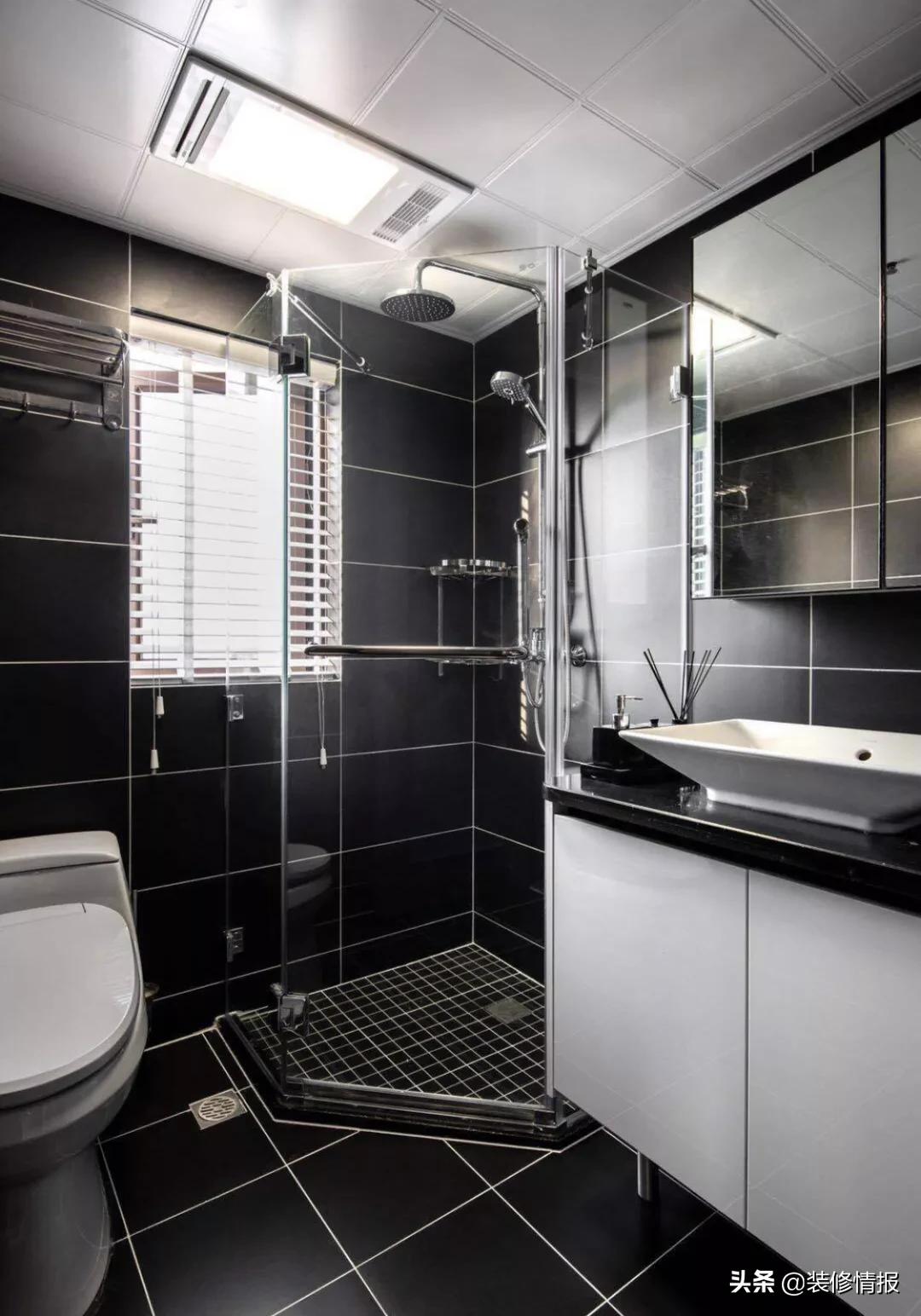 小户型卫生间平面布局最佳效果图,正方小户型卫生间设计布局