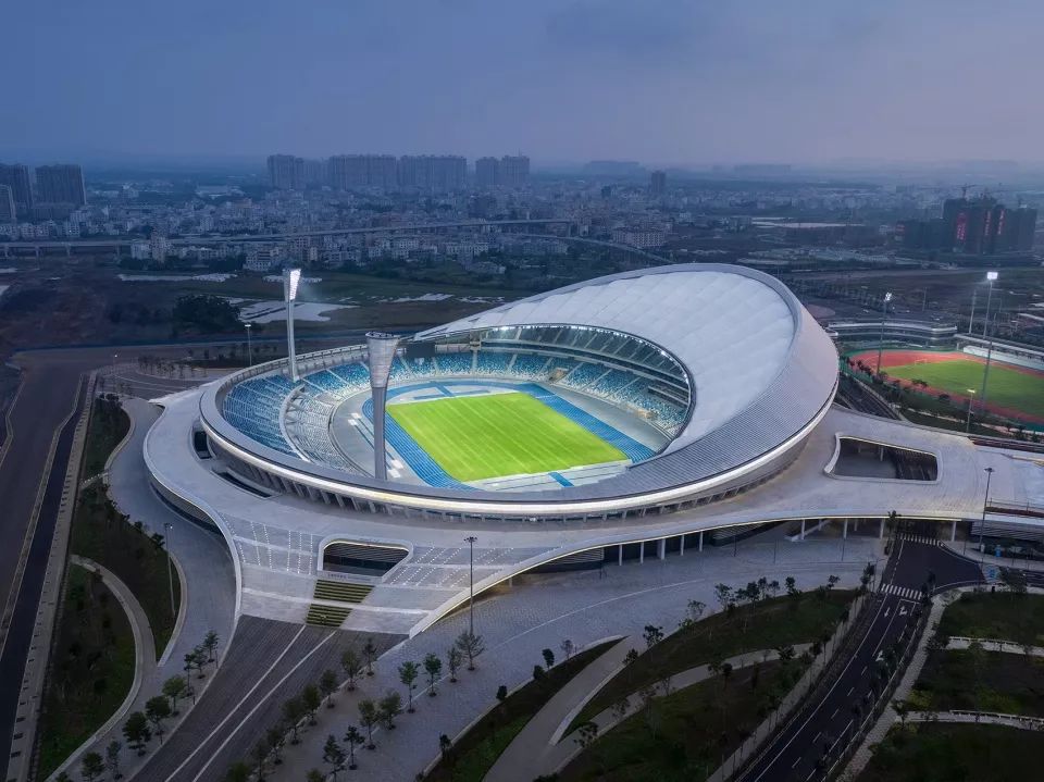 海口西海岸五源河体育场,海口五源河体育场建筑设计