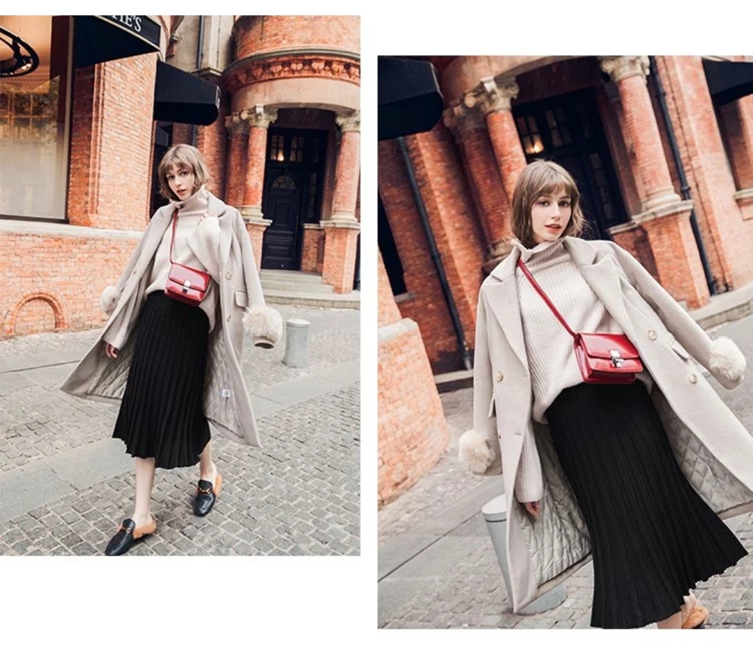 小个子女生的摩登美学，8款呢子大衣让你冬季美出新高度