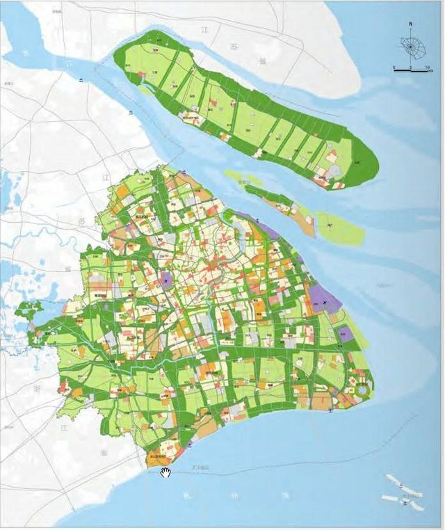 上海2035规划之各区规划,上海2035主城区的规划范围高清