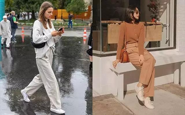 黑色阔腿裤加长版垂感慵懒风秋冬,秋冬慵懒感阔腿裤