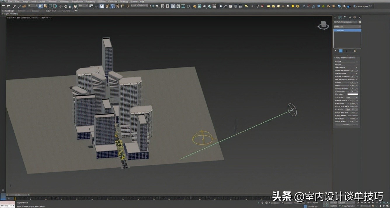一位学员制作室外效果，一天完成整个过程，劳动报酬2K