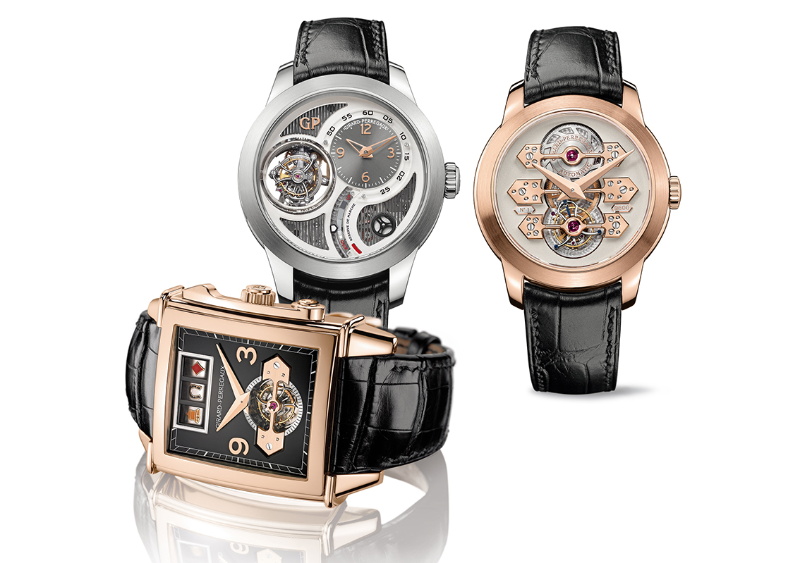 芝柏手表三金桥陀飞轮原钻,芝柏三金桥