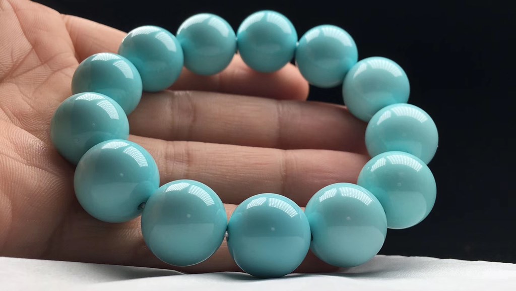 如何盘玩绿松石,绿松石手串盘玩