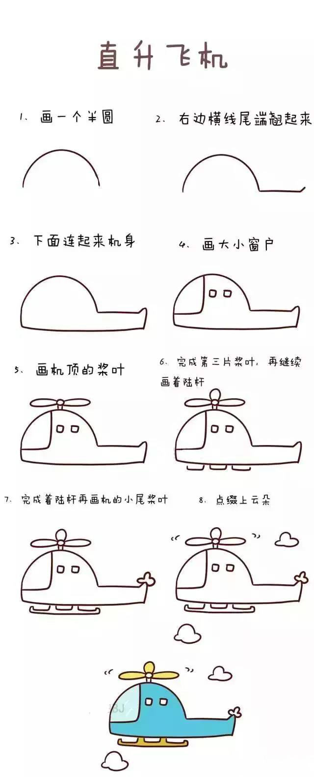 3-6岁儿童简笔画基础教程,简笔画教程儿童简笔画