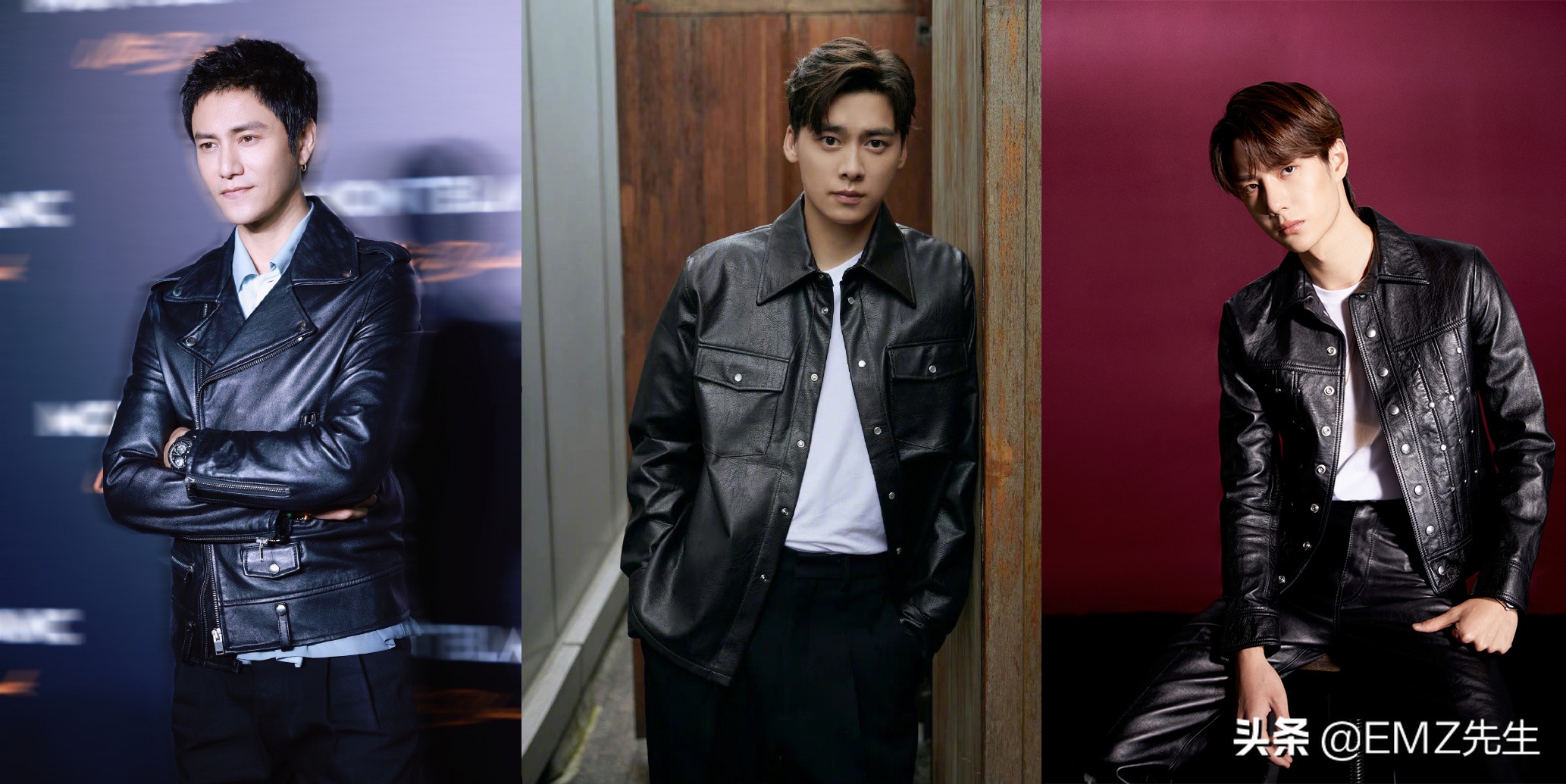 皮衣男款该怎么穿好看,男士穿什么品牌皮衣好看