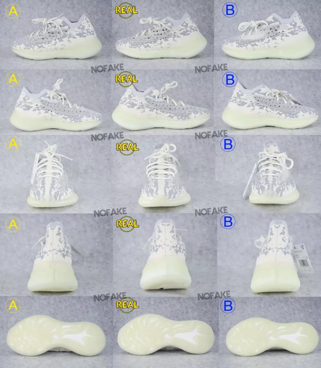 yeezy380真伪对比,yeezyboost380真假