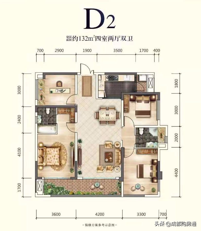 1.26万元/㎡起！总价136万买进五城区！明日起开始登记