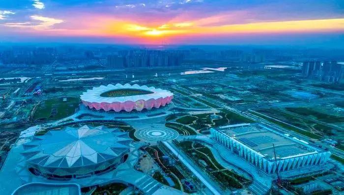 西安浐灞生态区奥体中心,西安奥体中心最新图