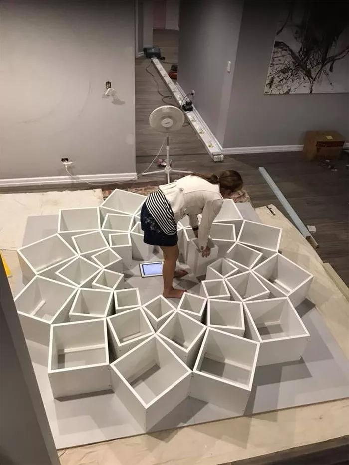 自制墙体书架简单又好用,家用书架设计简易