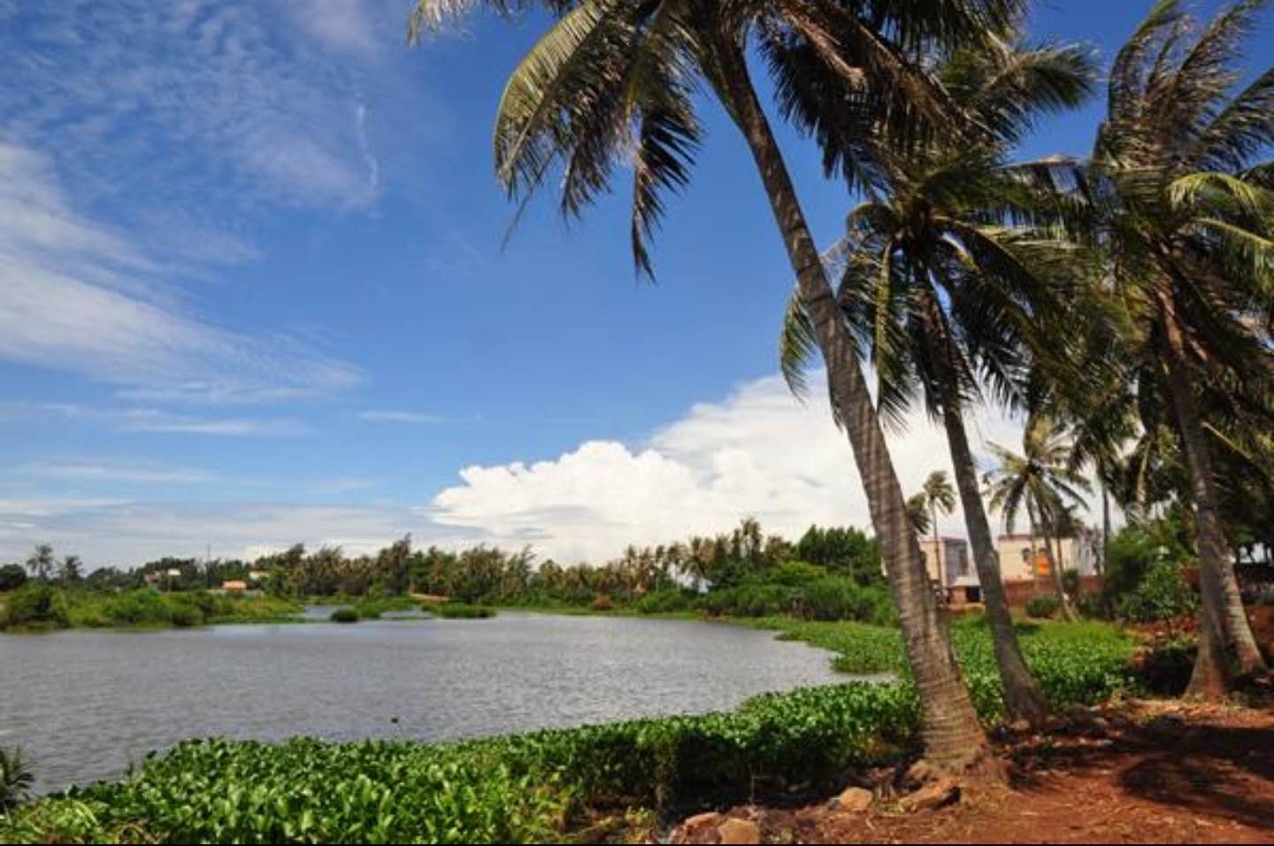 航拍徐闻大汉三墩风景区,大汉三墩旅游区