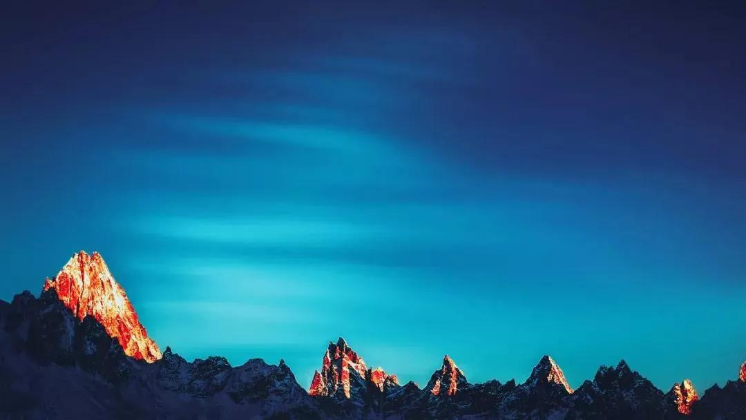 南极孤独雪山风景,小众但雄伟的雪山