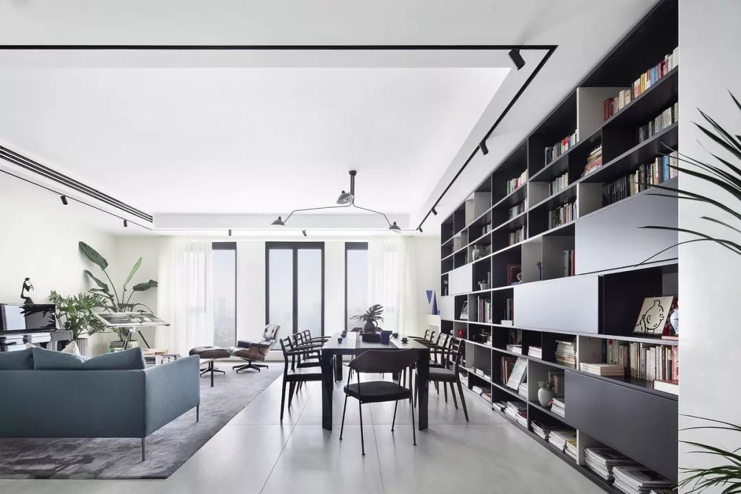 客厅地砖颜色怎么选现代简约款,冠珠摩卡灰地砖客厅效果图