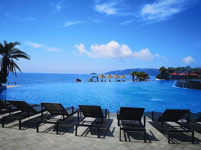 惠州海边无边泳池,惠州无边泳池温泉度假