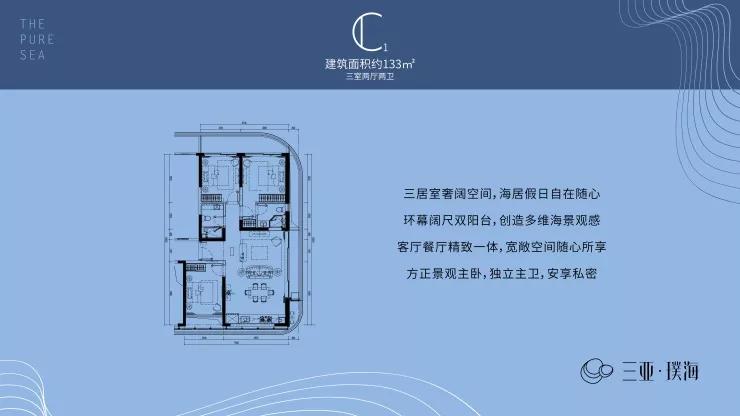 三亚璞海88平两房,三亚璞海66平米价格