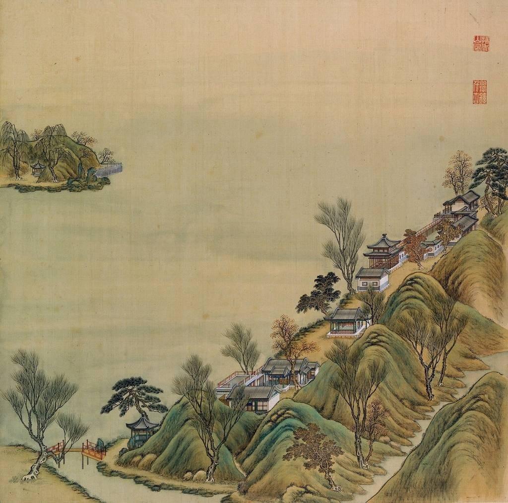 余晖映照出娇艳的晚霞,余晖映衬下美景