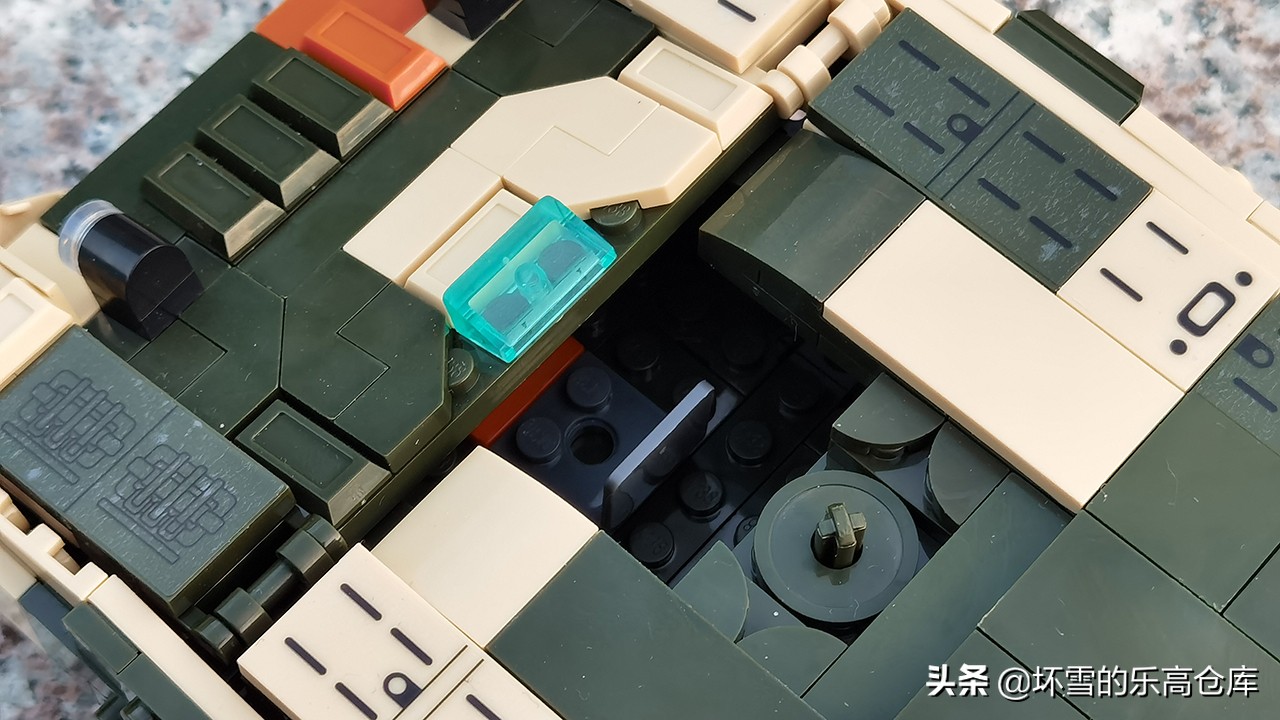 积木t90坦克带悬挂的,启蒙坦克积木虎式t90