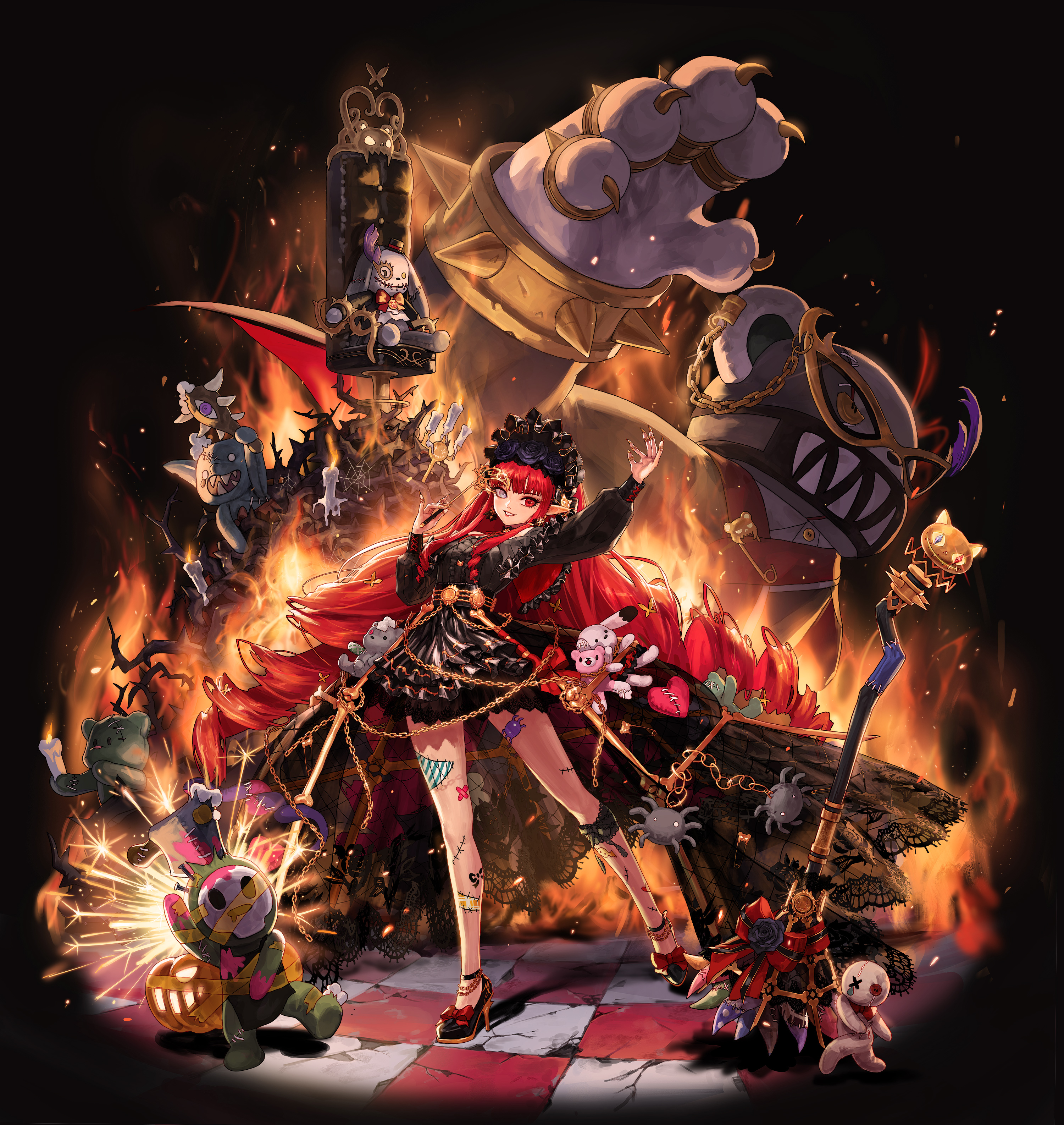 DNF韩服正式服爆料丨女法三觉技能调整、添加三觉动态插画