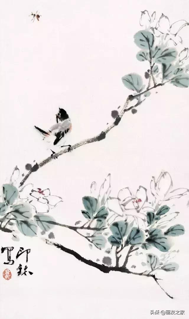 100幅国画花鸟作品,国画名家经典花鸟40幅一次看过瘾