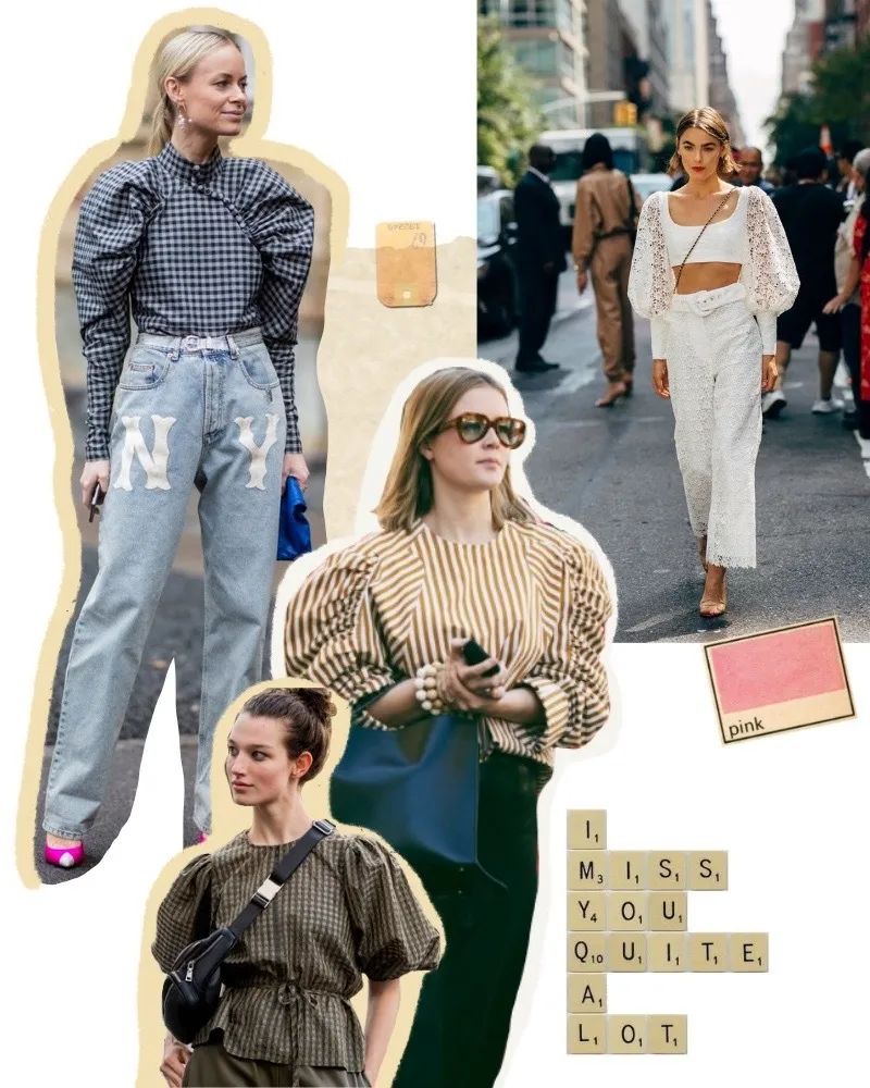 上衣显瘦百搭泡泡袖,洋气显瘦泡泡袖