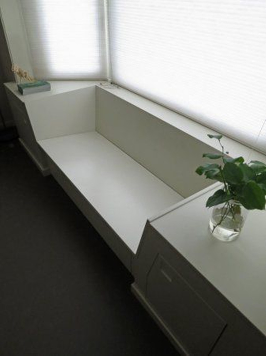 阳台飘窗沙发一体设计,小户型飘窗沙发餐桌一体效果图