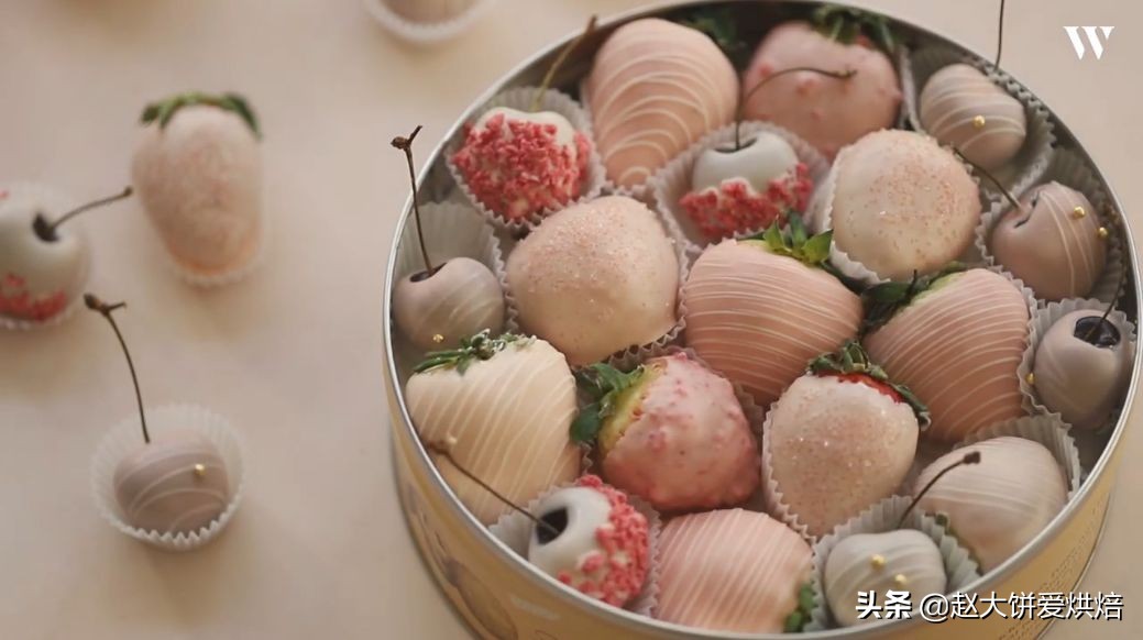 巧克力草莓,史上最简单能吃能装饰的情人节礼物