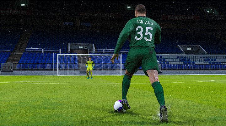 实况足球2020精准射门,实况足球运动战落叶球射门教学