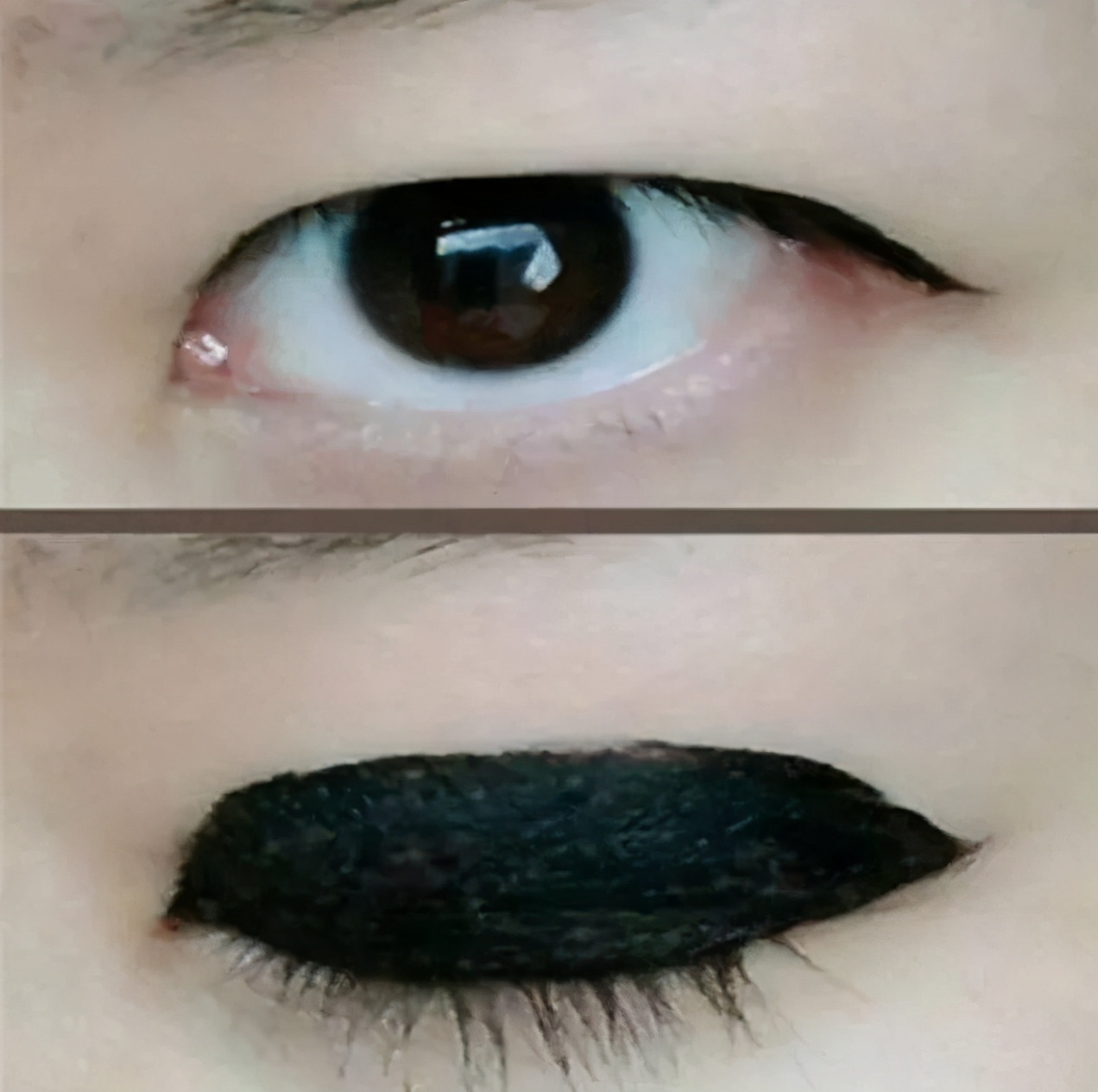 内双单眼皮怎么化妆简单又好看,内双单眼皮日常化妆