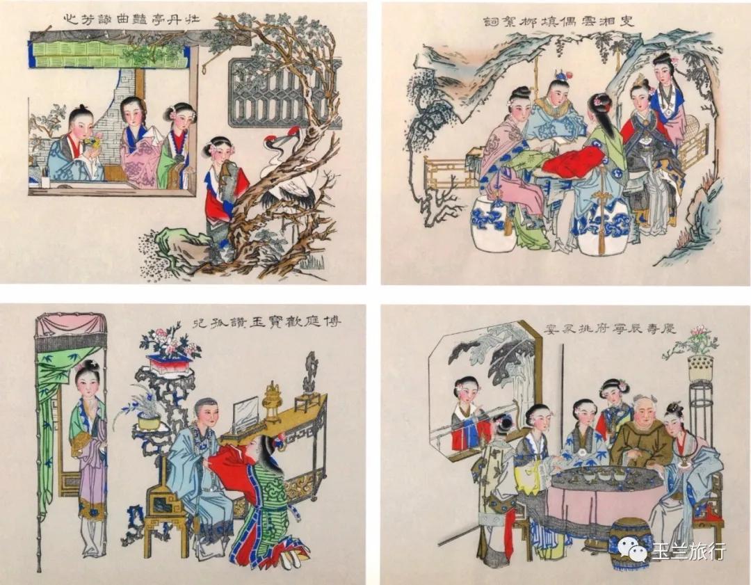 杨柳青木版年画传承及彩绘实践,100幅怀旧杨柳青年画欣赏