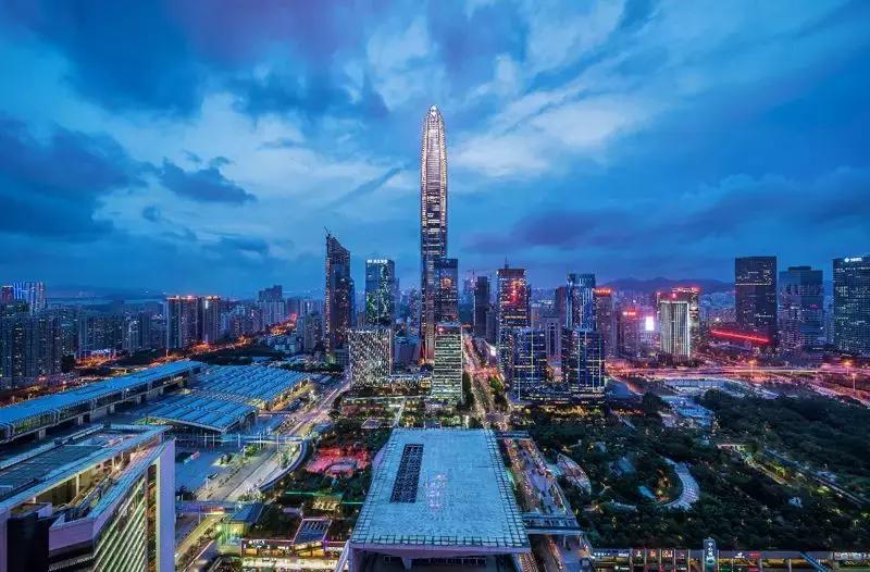 深圳第一高楼平安金融中心夜景,深圳第一高楼平安金融中心风水