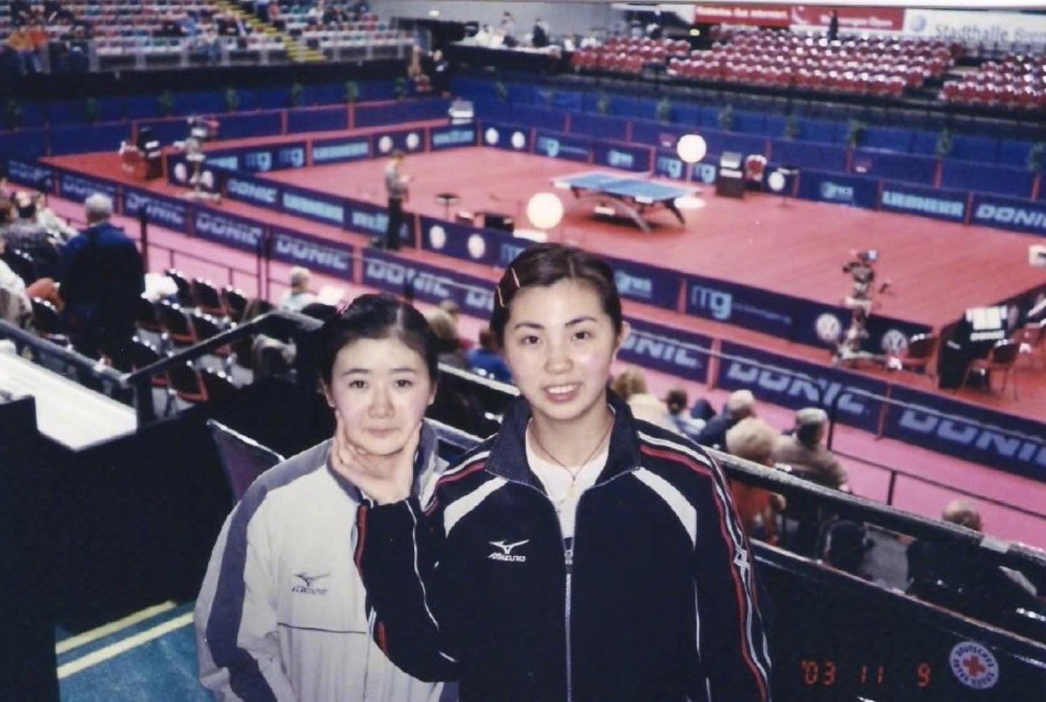 福原爱和汤媛媛的关系,汤媛媛现场指导福原爱