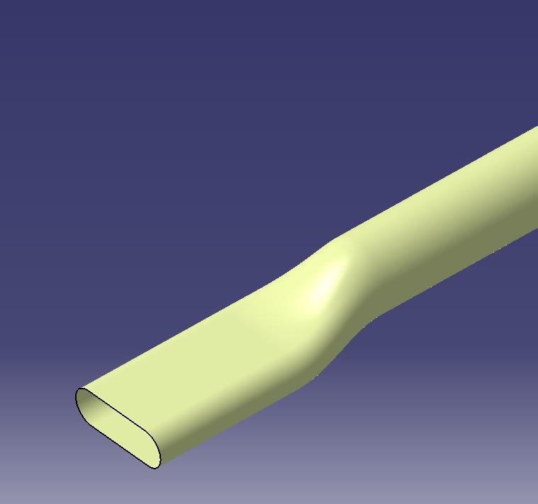 圆管任意角度最简单的画法,圆管打扁怎么画